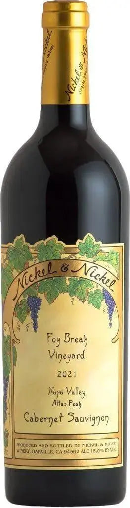Nickel &amp; Nickel Cabernet Sauvignon Fog Break Vineyard 2021 750ml - Main Street Liquor