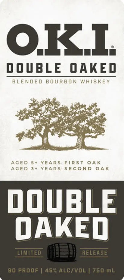 O.K.I. Double Oaked Blended Bourbon Whiskey Limited Release - Main Street Liquor