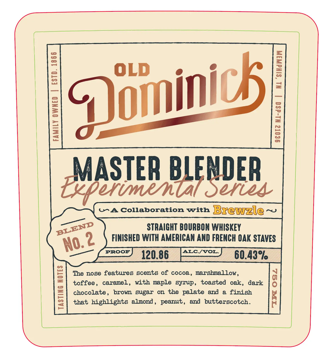 Old Dominick Master Blender Experimental Series Blend No. 2 - Main Street Liquor