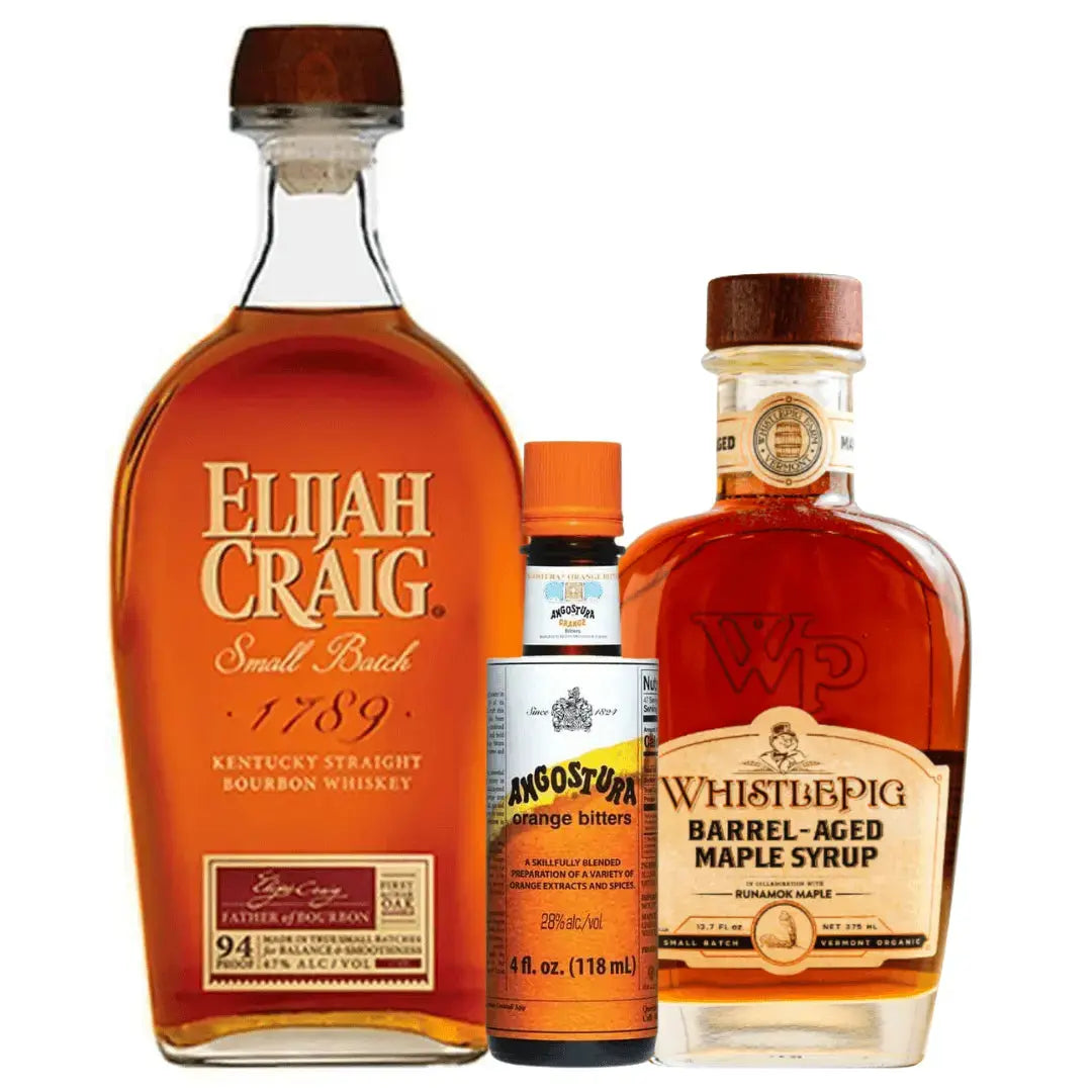 Old Fashioned Bundle – Elijah Craig, WhistlePig & Angostura Bitters - Main Street Liquor