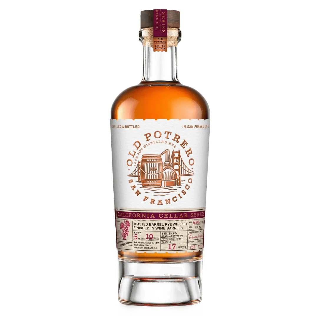 Old Potrero California Cellar Series #02 Toasted Barrel Rye Whiskey Finished in Wine Barrels 700ml - Main Street Liquor