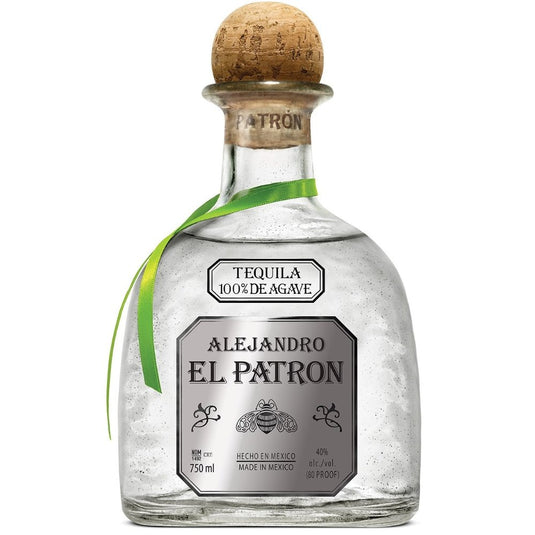 Patrón Silver Personalized Name Label - Main Street Liquor