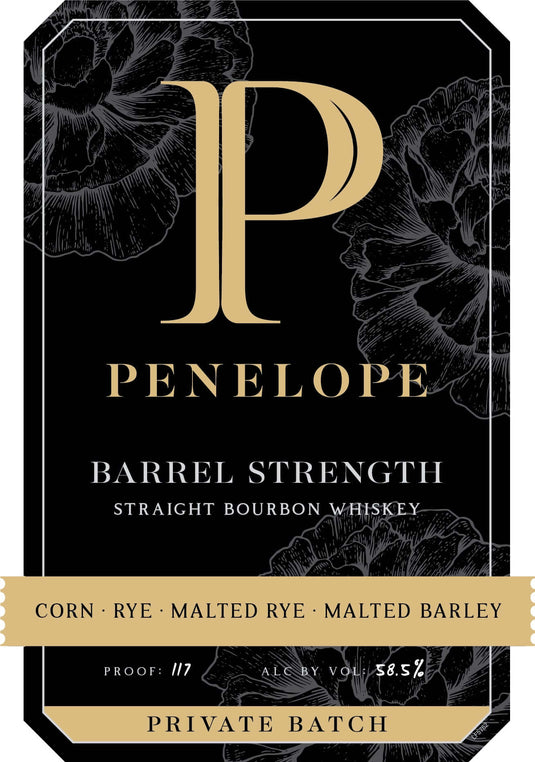 Penelope Bourbon Barrel Strength Private Batch 5 Year Straight Bourbon Whiskey - Main Street Liquor