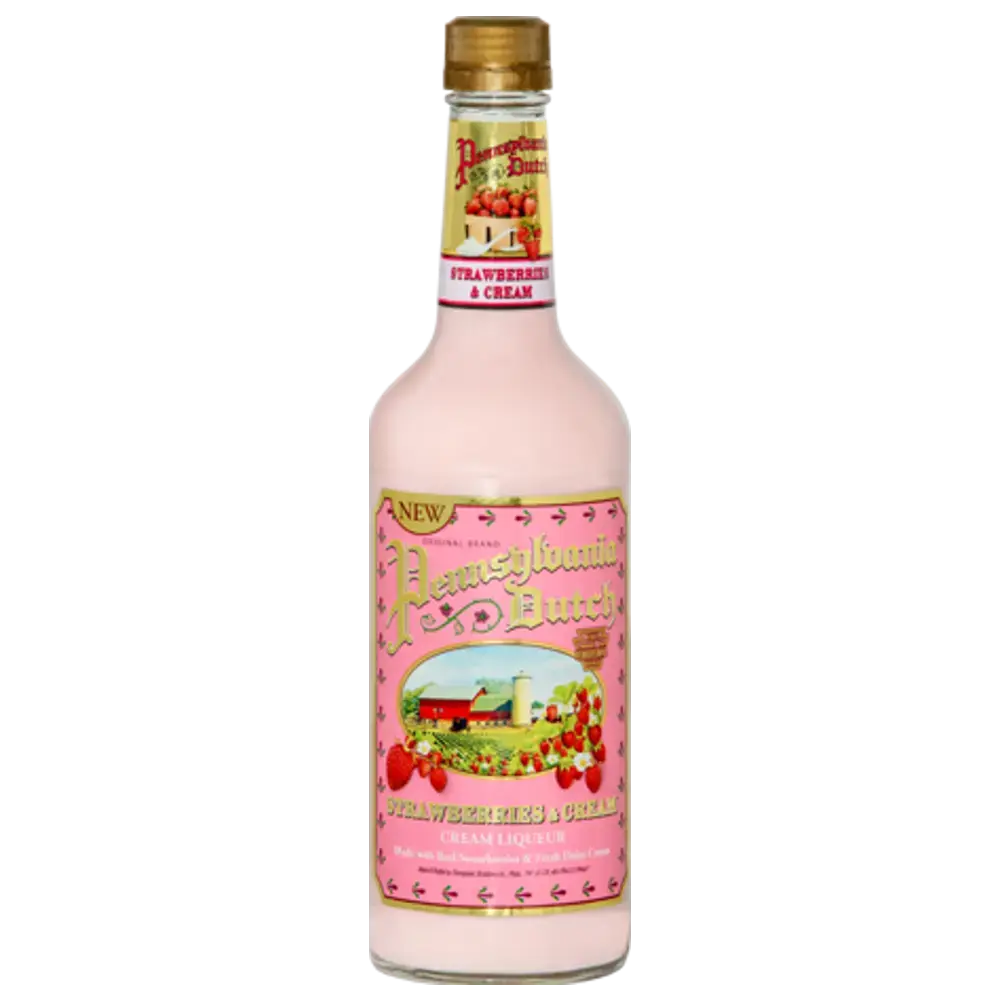 Pennsylvania Dutch Strawberries &amp; Cream - Cream Liqueur (750ml) - Main Street Liquor