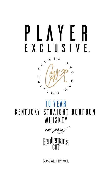 Player Exclusive 16 Year Kentucky Straight Bourbon Whiskey Gentleman’s Cut - Main Street Liquor