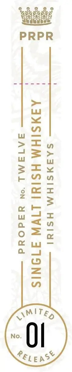 Proper No. Twelve 13 Year Old Single Malt Irish Whiskey Limited Release No. 01 - Main Street Liquor