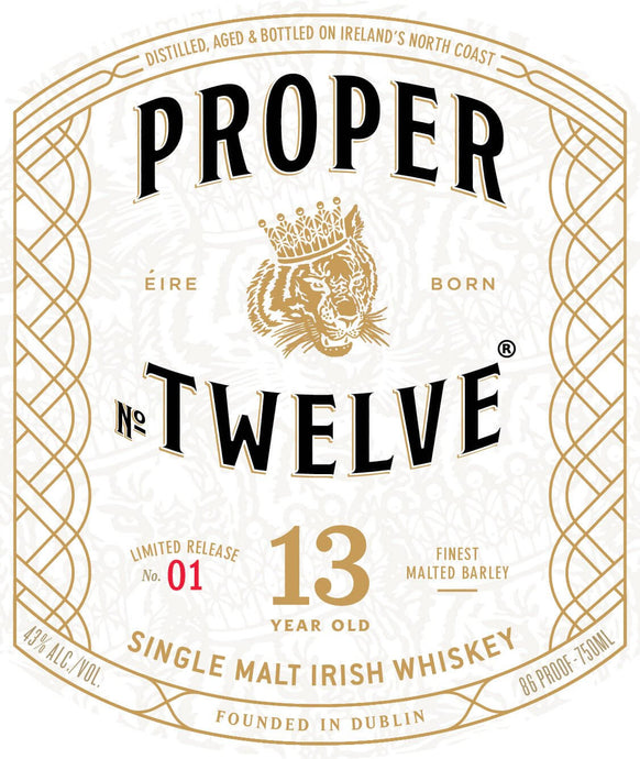 Proper No. Twelve 13 Year Old Single Malt Irish Whiskey Limited Release No. 01 - Main Street Liquor