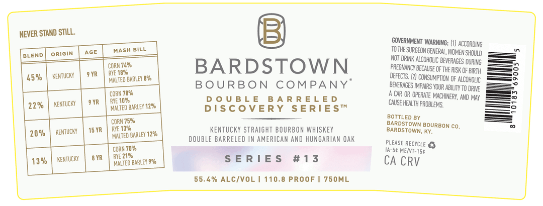 Bardstown Discovery Series 13 Double Barreled Bourbon Bardstown Bourbon Company