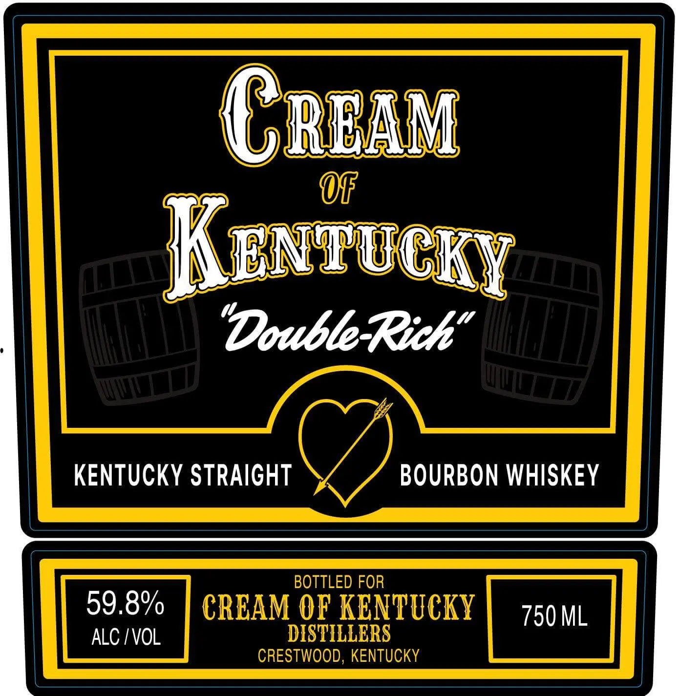 Cream of Kentucky “Double-Rich” Kentucky Straight Bourbon Whiskey Cream Of Kentucky