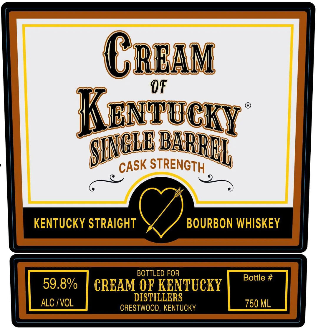 Cream of Kentucky Single Barrel Cask Strength Bourbon Cream Of Kentucky