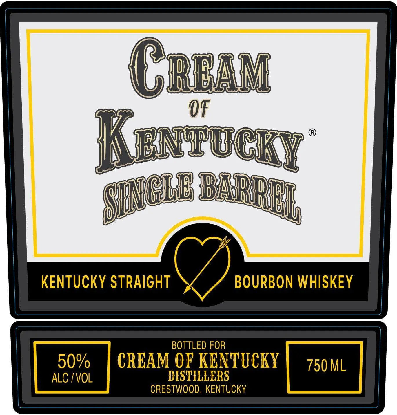 Cream of Kentucky Single Barrel Bourbon Whiskey Cream Of Kentucky