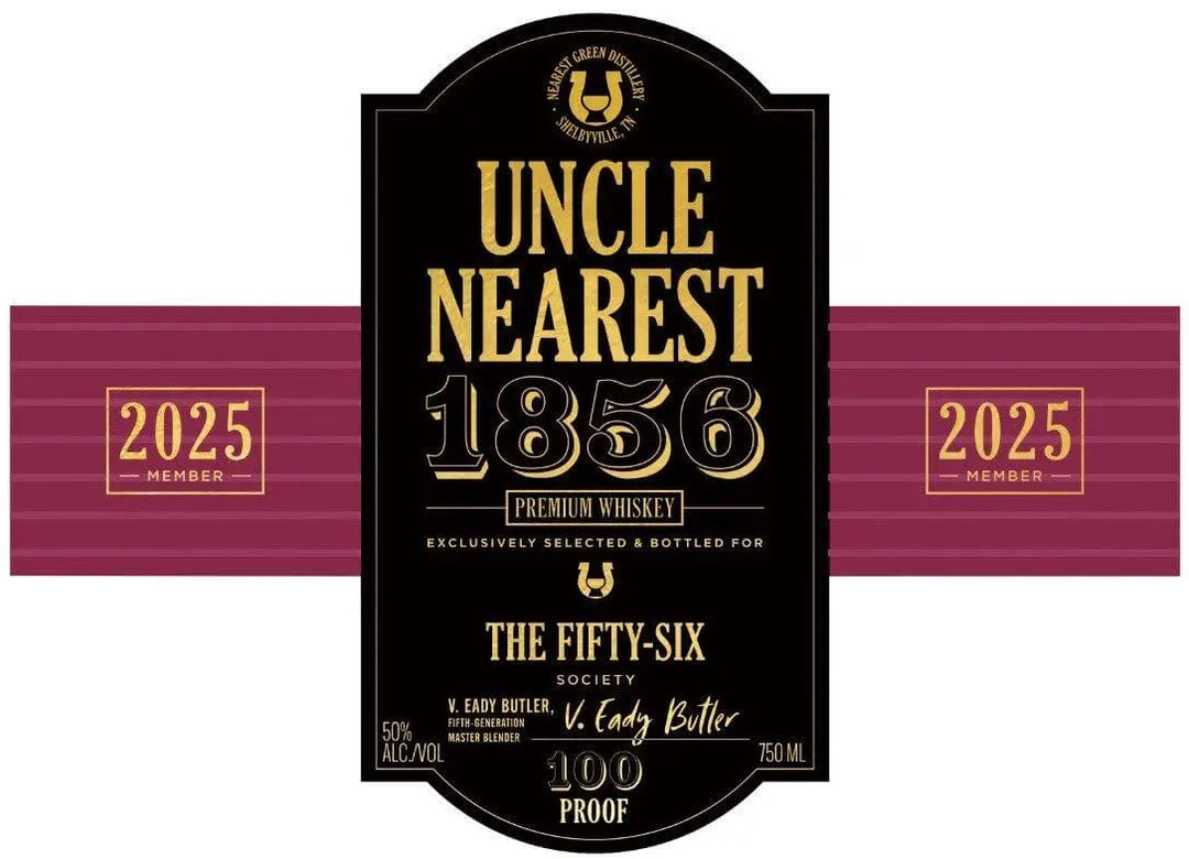 Uncle Nearest 1856 Premium Whiskey The Fifty-Six Society 2025 Edition Uncle Nearest