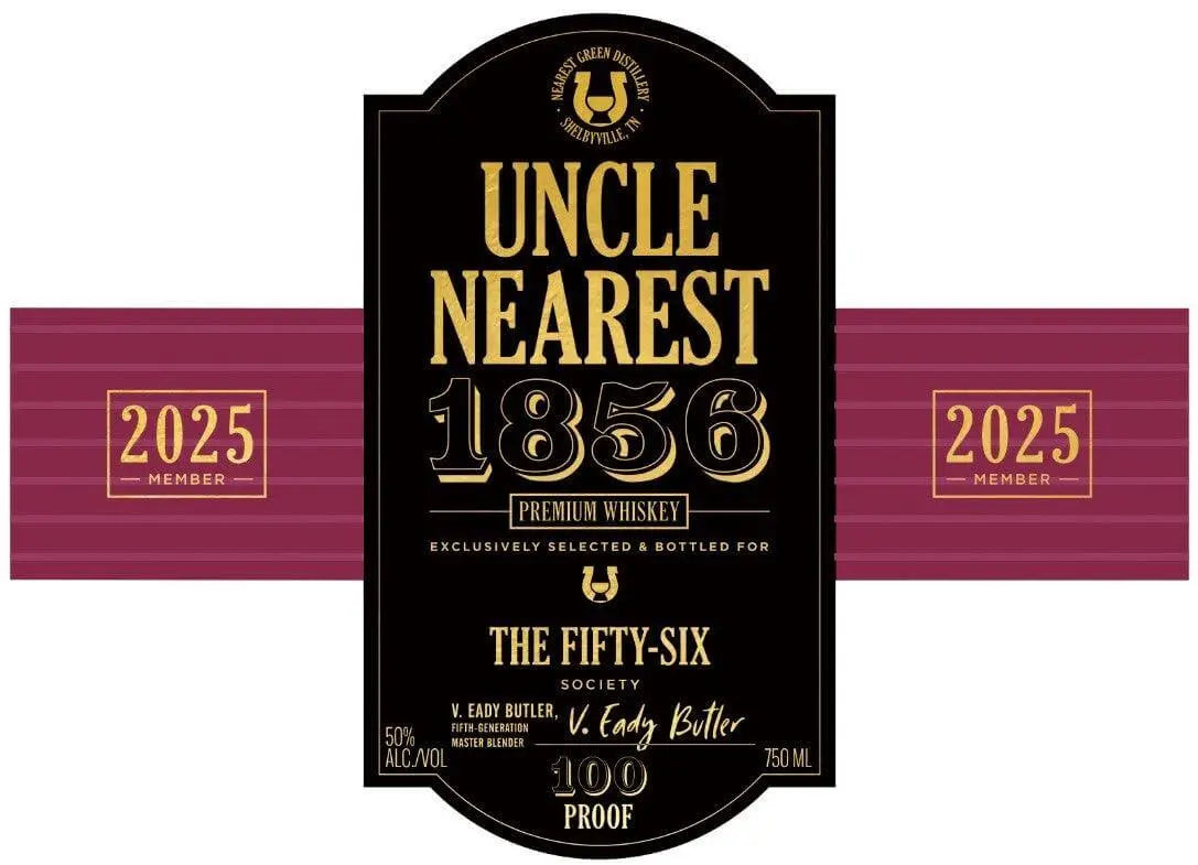 Uncle Nearest 1856 Premium Whiskey The Fifty-Six Society 2025 Edition Uncle Nearest