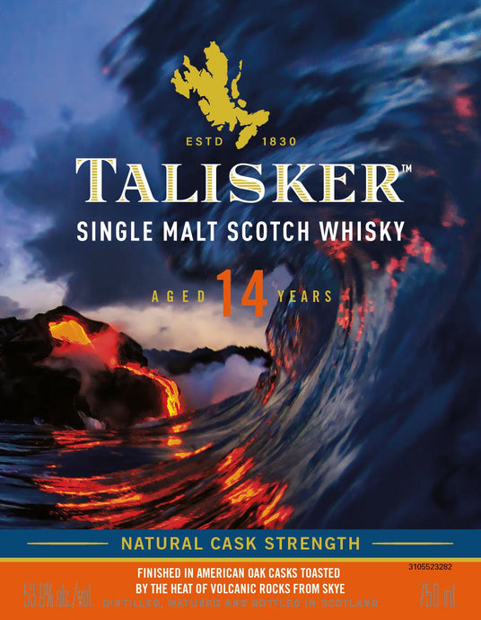 Talisker 14 Year Old Natural Cask Strength Single Malt Scotch Whisky