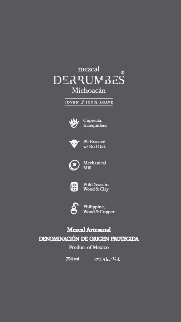 Mezcal Derrumbes Michoacán Mezcal Derrumbes