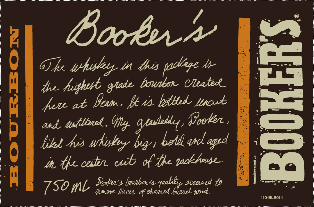 The label for Booker&