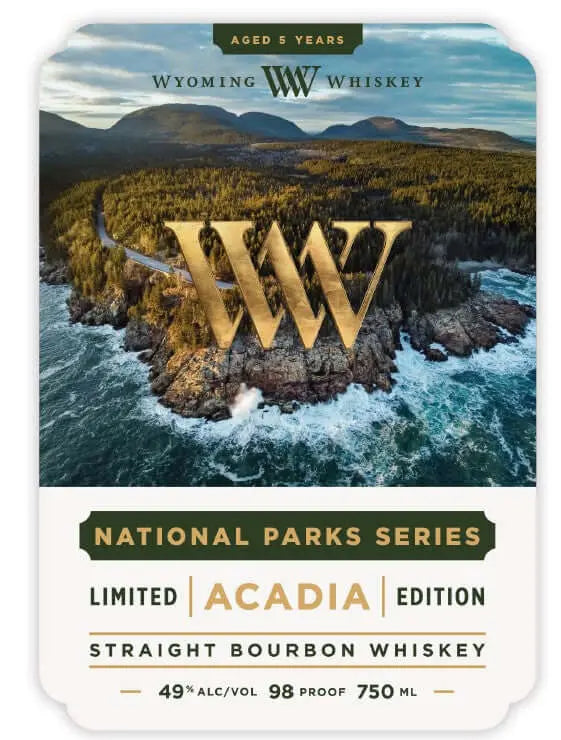 Wyoming Whiskey National Parks Series Acadia Edition Bourbon Wyoming Whiskey