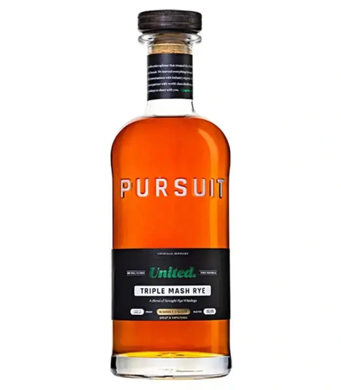 Pursuit United Barrel Proof Triple Mash Rye Whiskey 700mL - Main Street Liquor