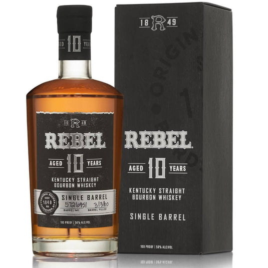 Rebel 10 Year Old Single Barrel Bourbon - Main Street Liquor