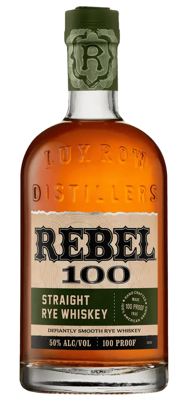Rebel Bourbon 100 Proof Straight Rye Whiskey - Main Street Liquor