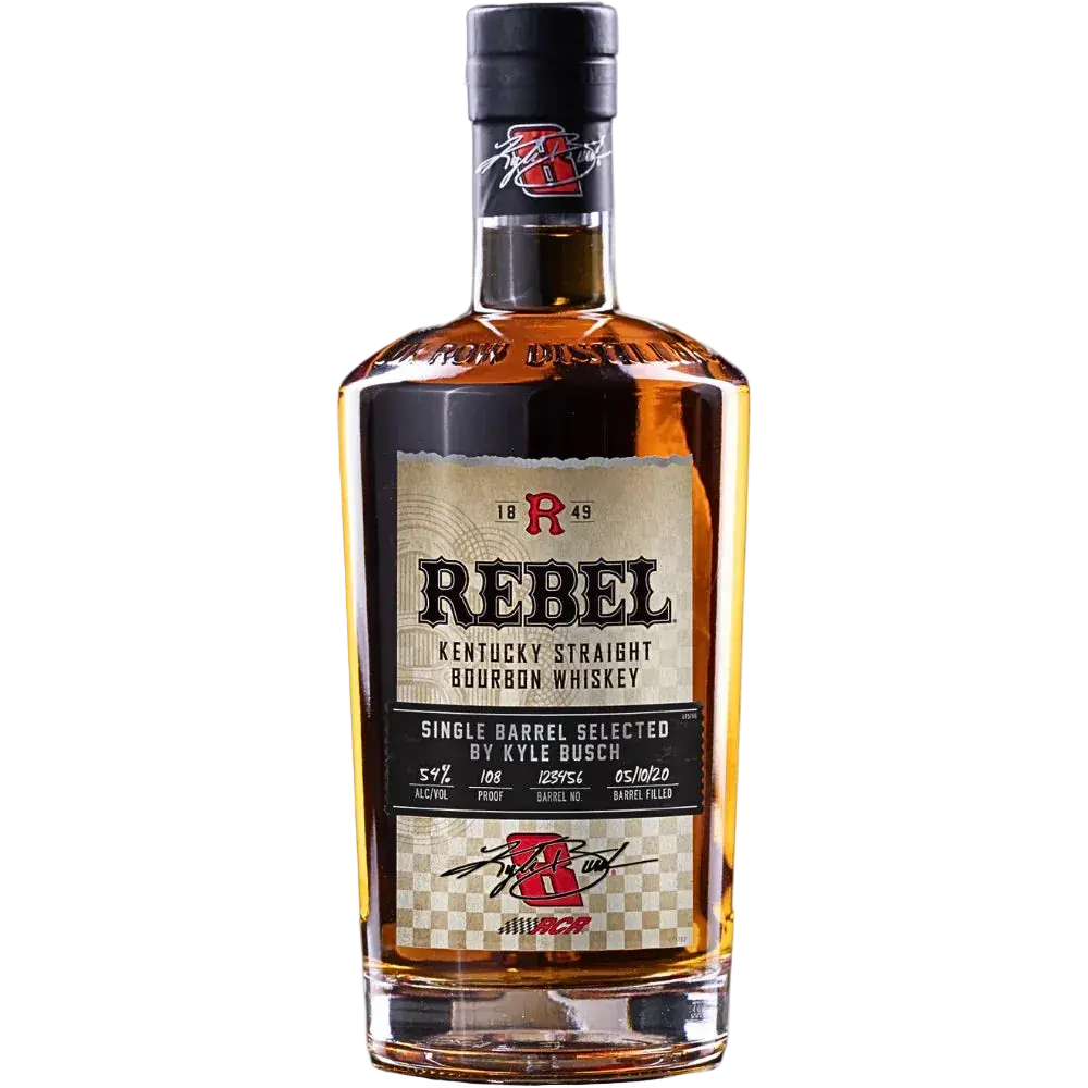 Rebel x Kyle Busch Single Barrel Bourbon 2026 Limited Edition - Main Street Liquor