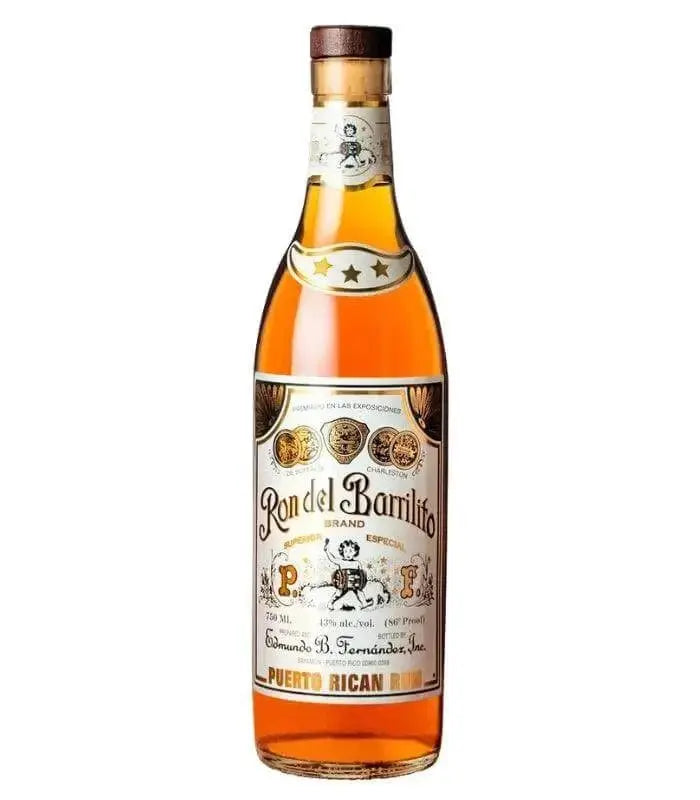 Ron Del Barrilito Three Star Puerto Rican Rum 750mL - Main Street Liquor