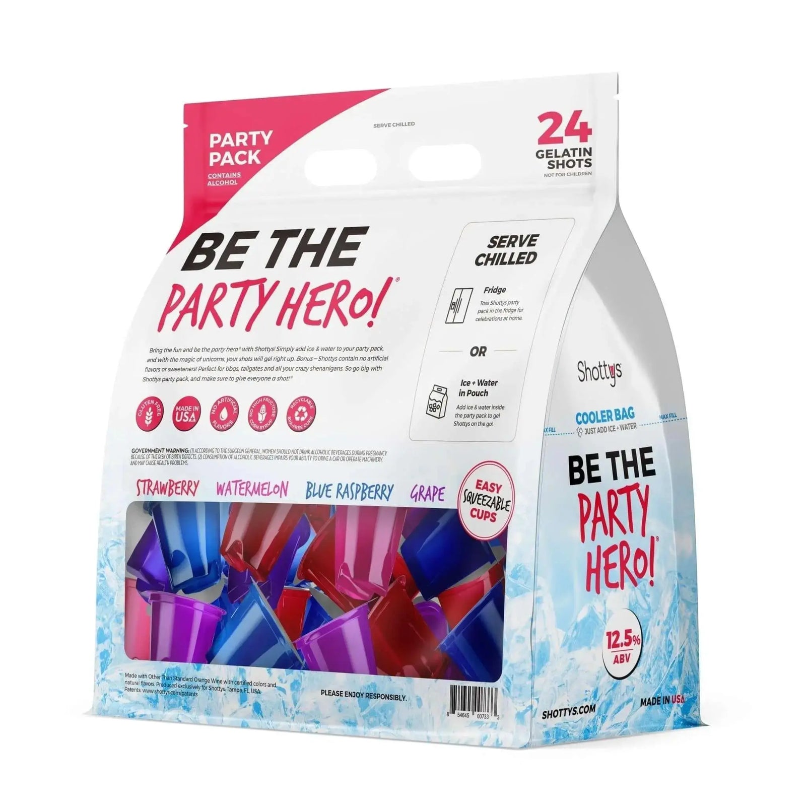 Shottys Classic Gelatin Shots (24 shots) - Main Street Liquor