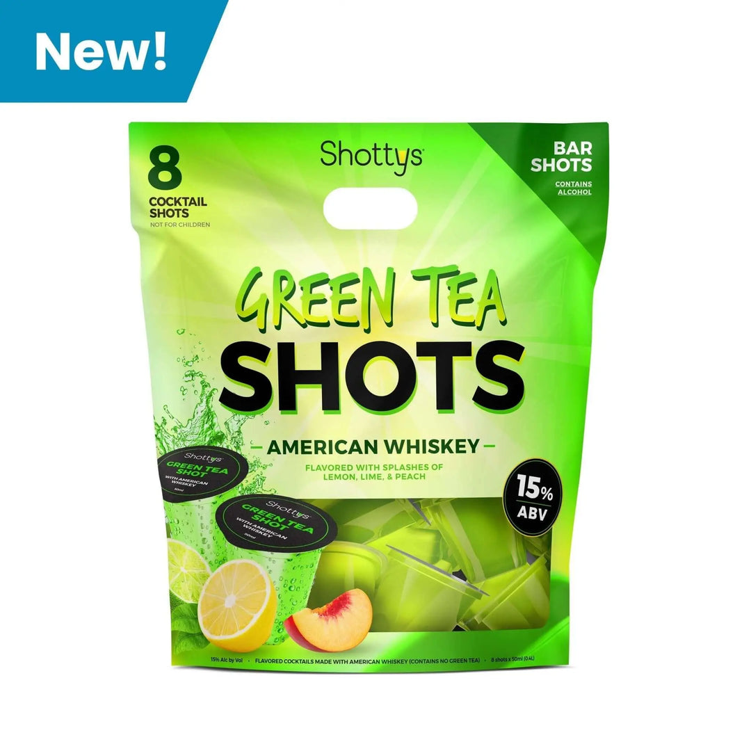 Shottys Green Tea Cocktail Shots (8 shots) - Main Street Liquor