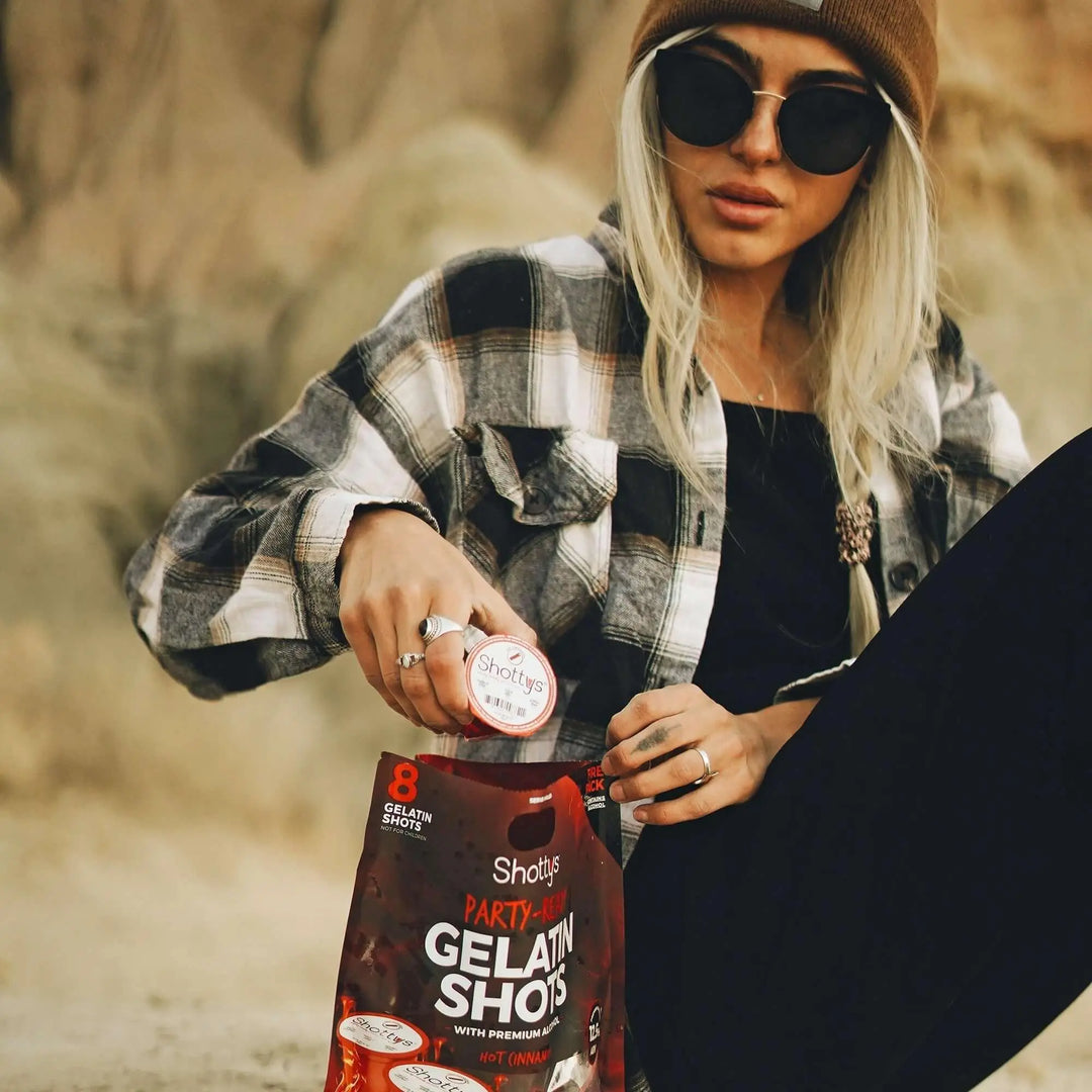 Shottys Hot Cinnamon Gelatin Shots (8 shots) - Main Street Liquor