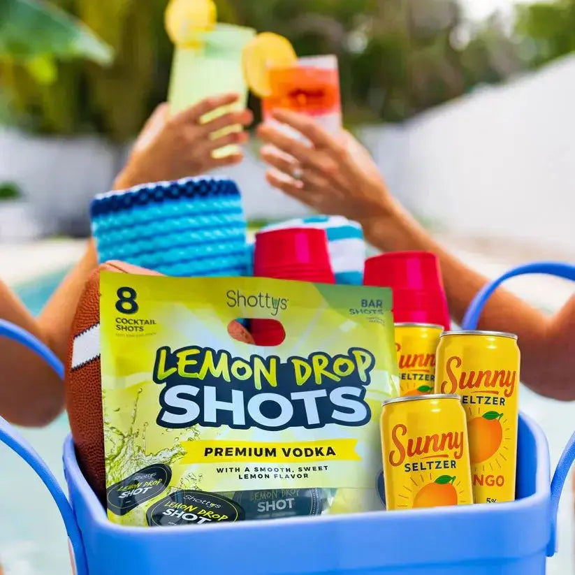 Shottys Lemon Drop Vodka Shots (8 Shots) - Main Street Liquor