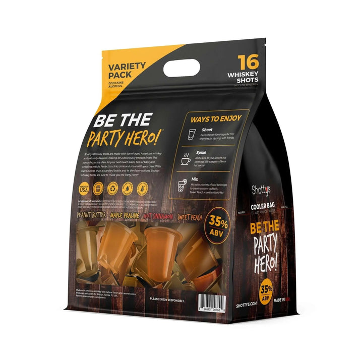 Shottys Whiskey Shots Variety Pack (16 shots) - Main Street Liquor