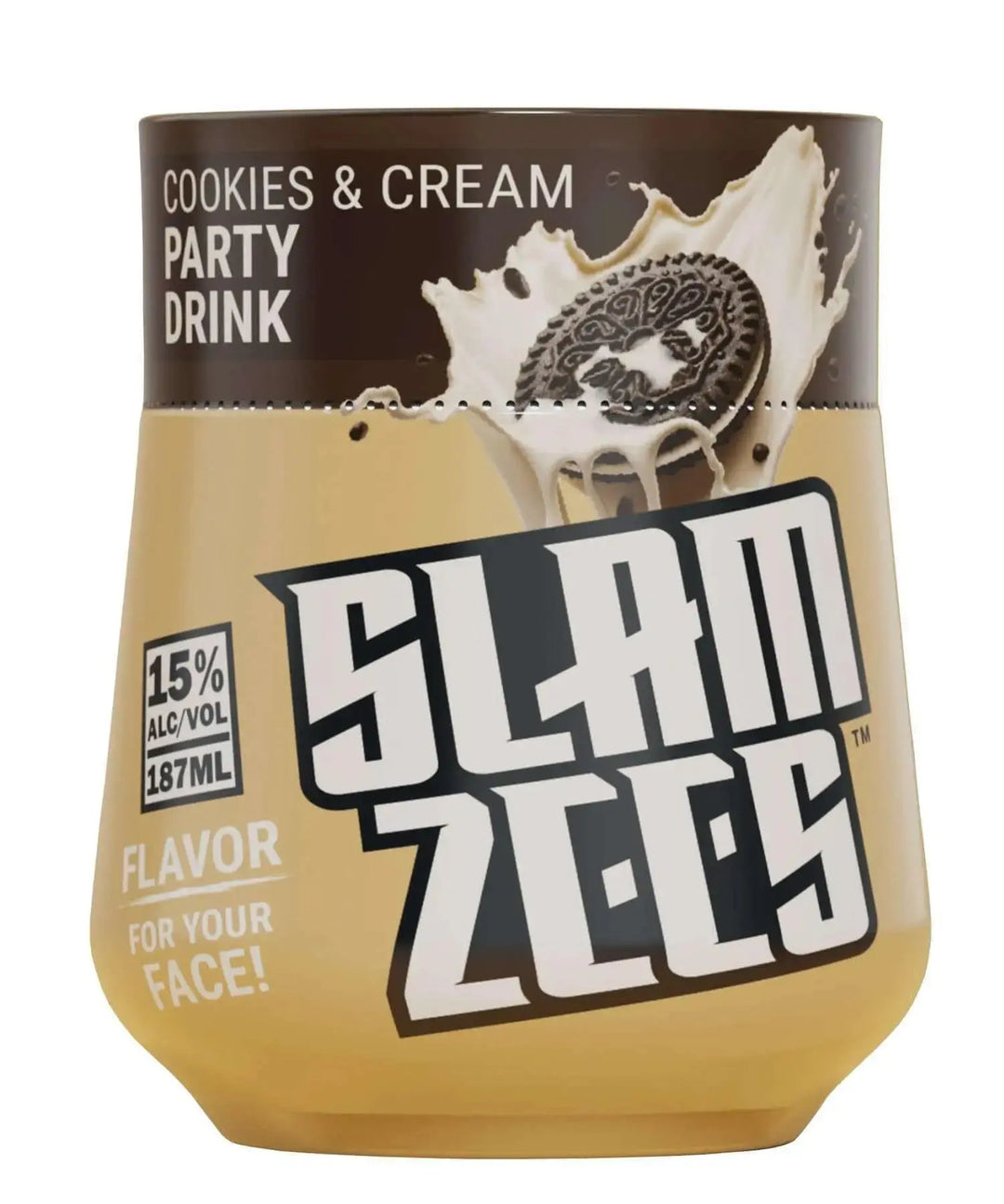 SLAMZEES Cookies &amp; Cream 187ml - Main Street Liquor