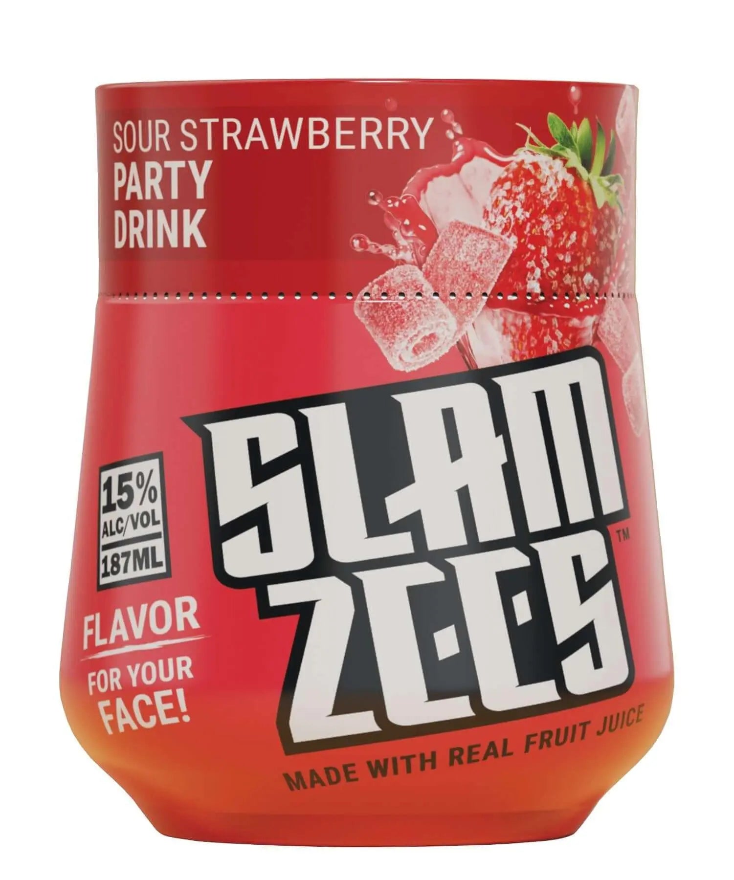 SLAMZEES Sour Strawberry 4x200ml - Main Street Liquor