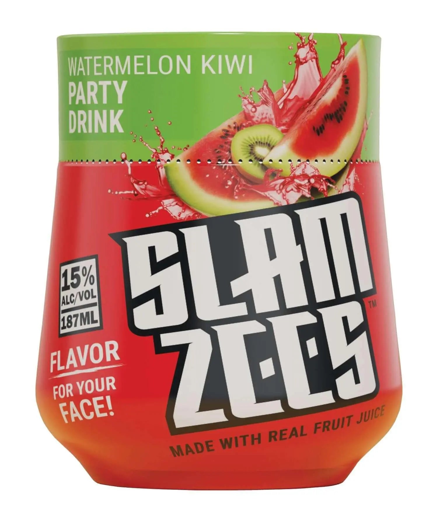 SLAMZEES Watermelon Kiwi 4x200ml - Main Street Liquor