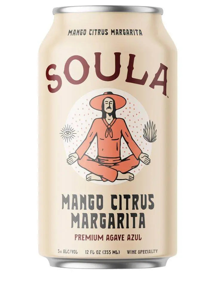 Soula Mango Citrus Margarita 4 Pack  Soula Margarita   