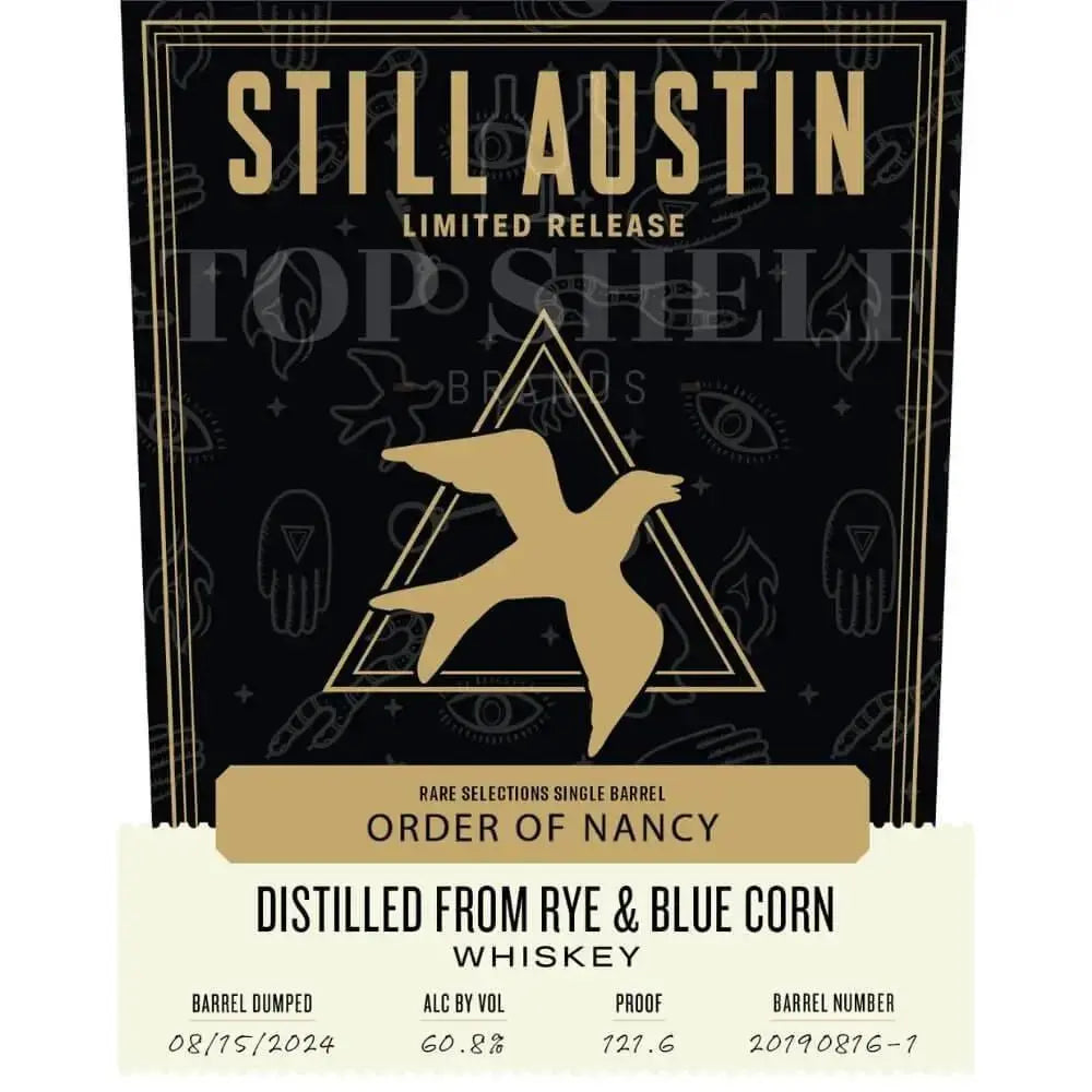 Still Austin Order of Nancy Rye &amp; Blue Corn Whiskey - Main Street Liquor