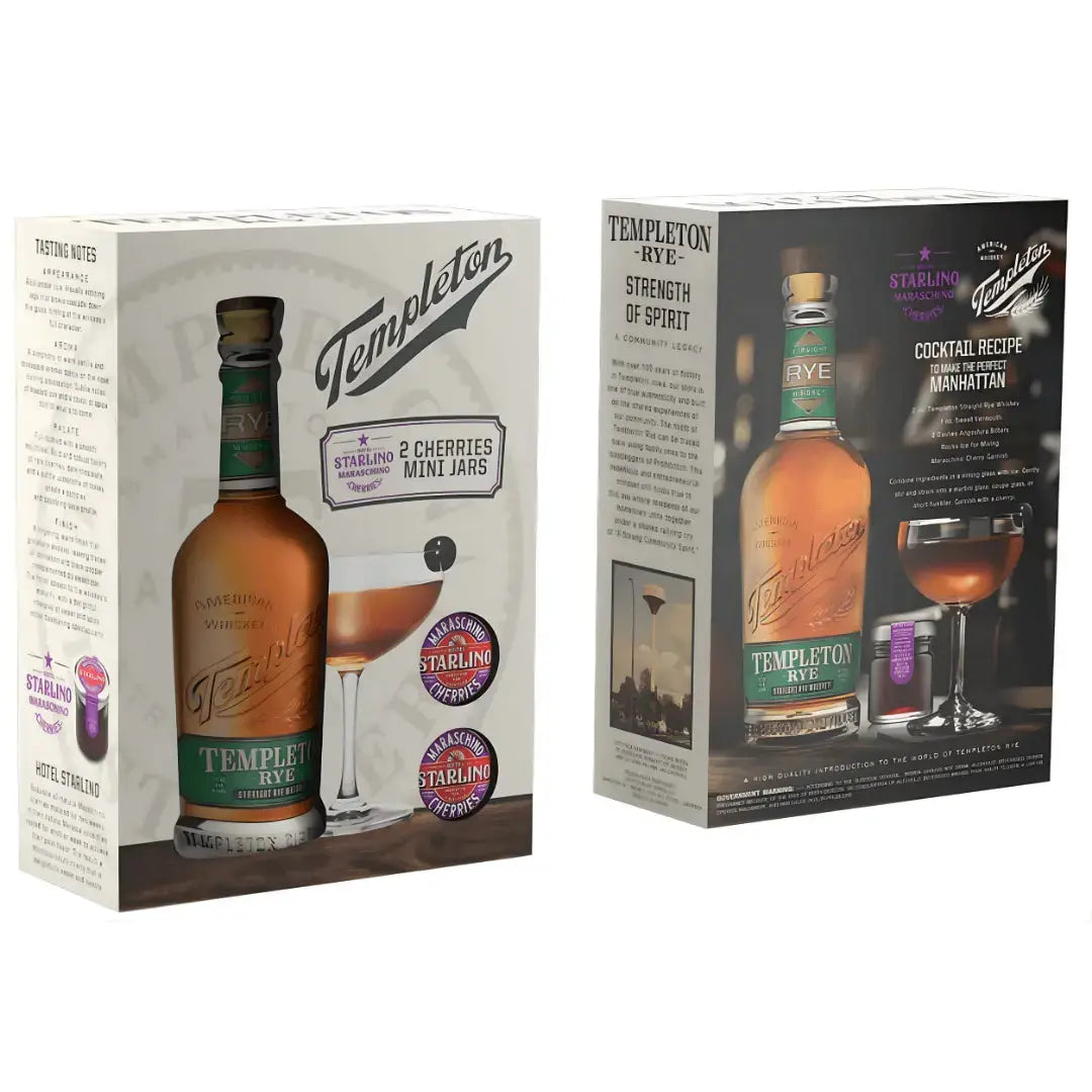 Templeton Rye Whiskey 4 Yr Gift Pack - Main Street Liquor