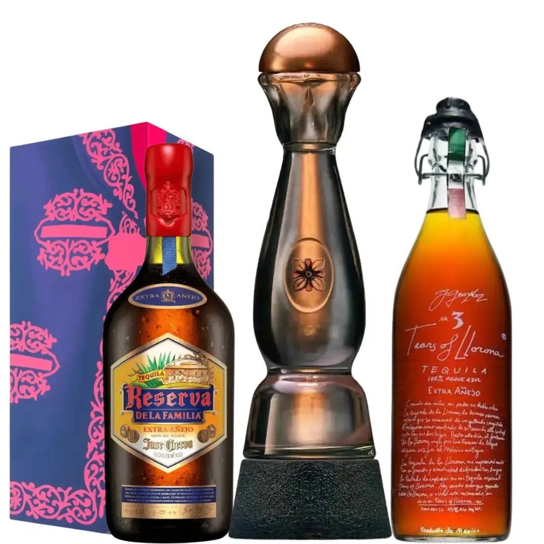 Tequila Diamond Collector Pack: Jose Cuervo Reserva de la Familia, Clase Azul Ahumado, Tears of Llorona No. 3 - Main Street Liquor