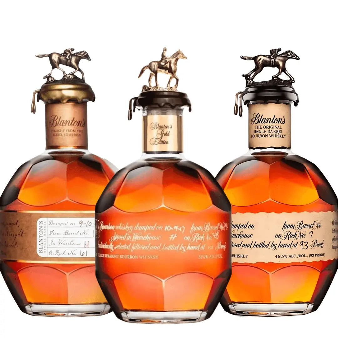 The Blanton’s Triple Crown Collection - Gold, Straight from the Barrel & Original - Main Street Liquor