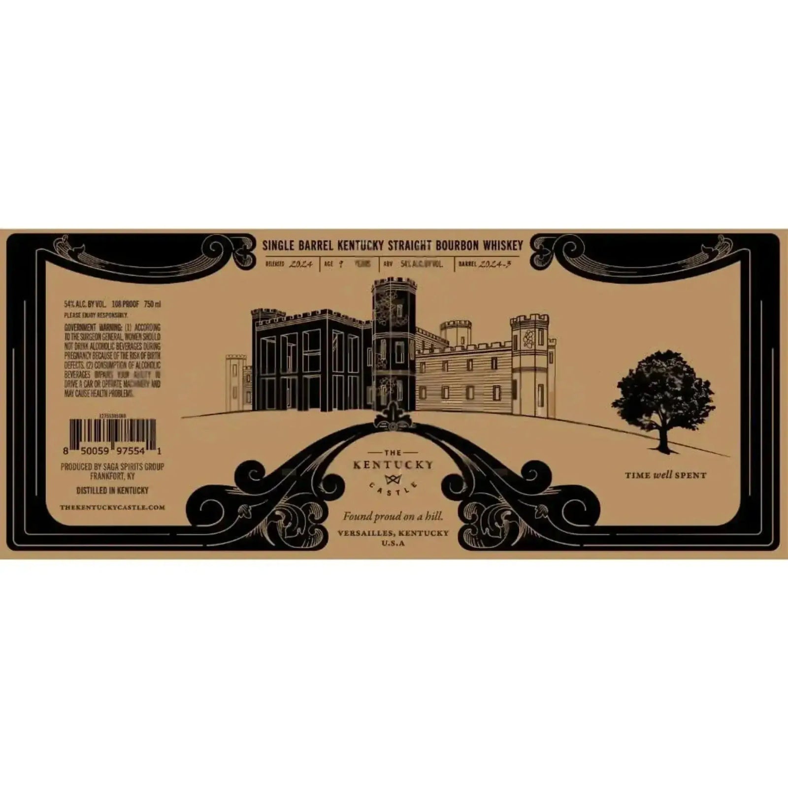 The Kentucky Castle Single Barrel Straight Bourbon 9 Year Barrel - Main Street Liquor