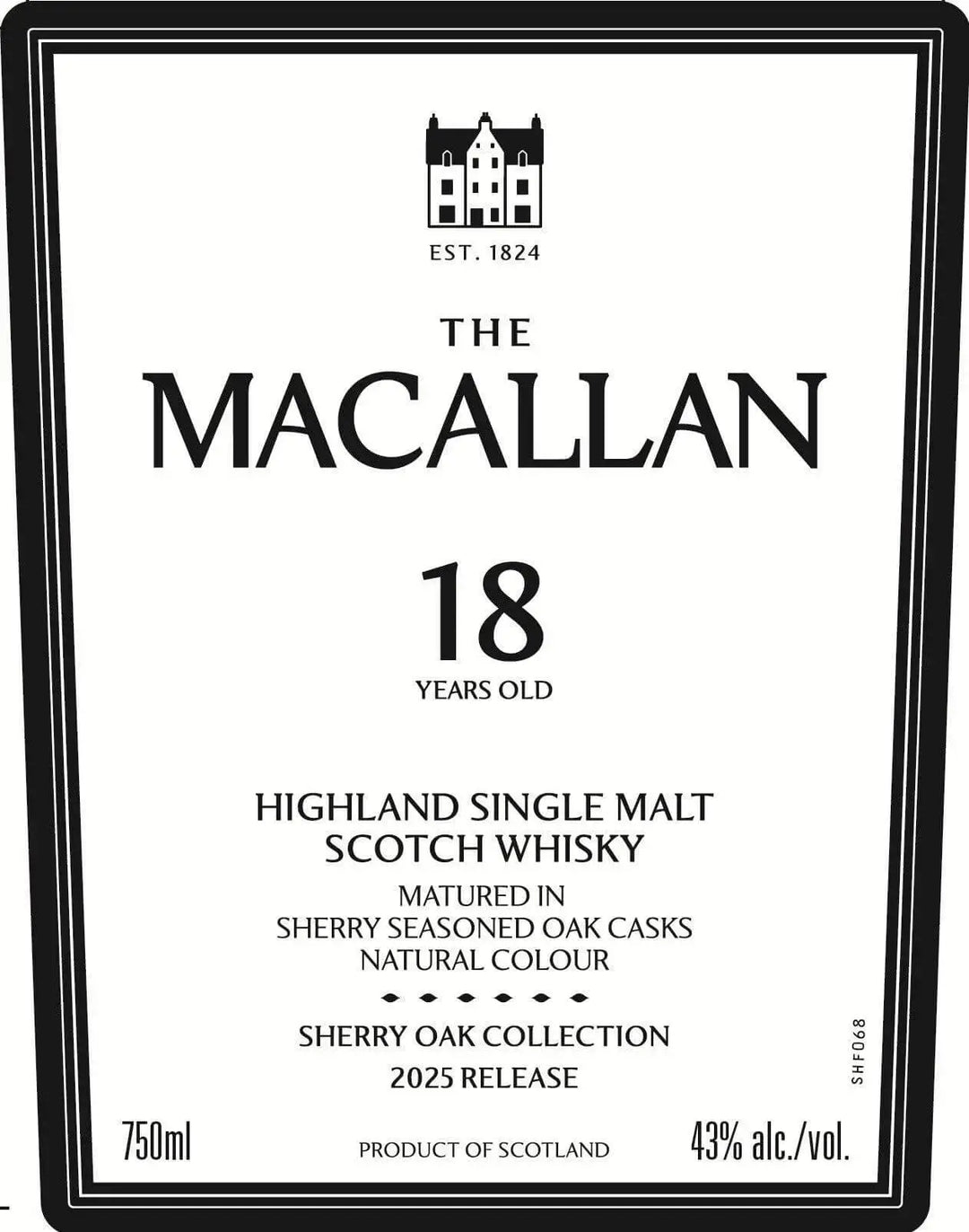 The Macallan 18 Year Old Sherry Oak 2025 Release - Main Street Liquor