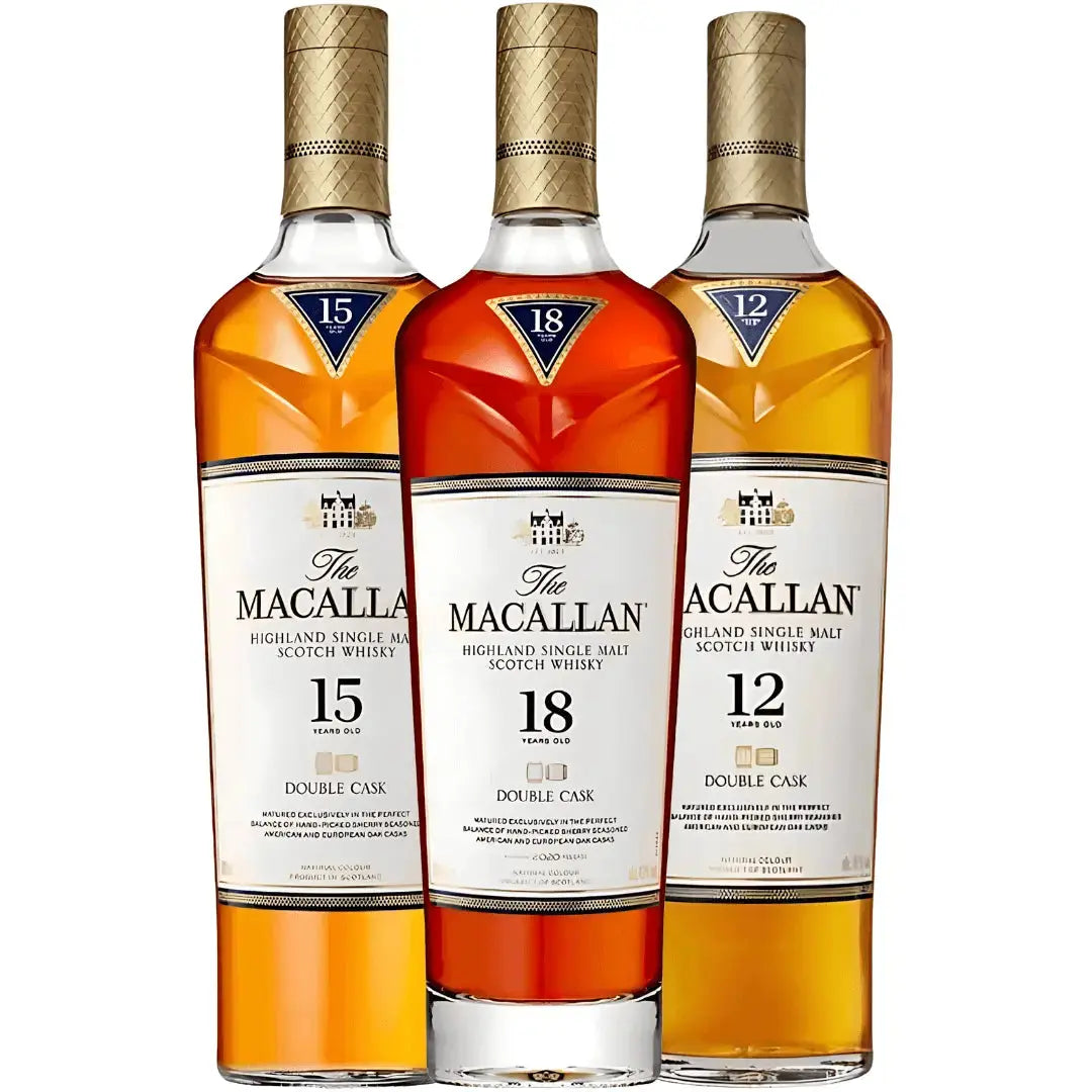 The Macallan Signature Series: 12, 15 & 18 Year Old Single Malt Scotch Bundle - Main Street Liquor