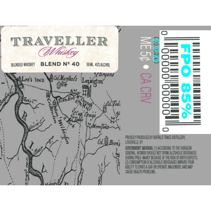 Traveller Whiskey by Chris Stapleton & Buffalo Trace 50ml - Main Street Liquor