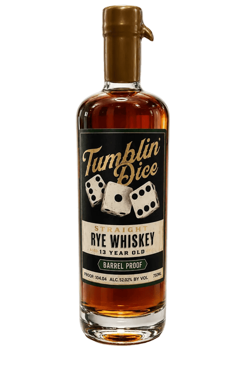 Tumblin' Dice 13 Year Old Barrel Proof Straight Rye Whiskey 700mL - Main Street Liquor