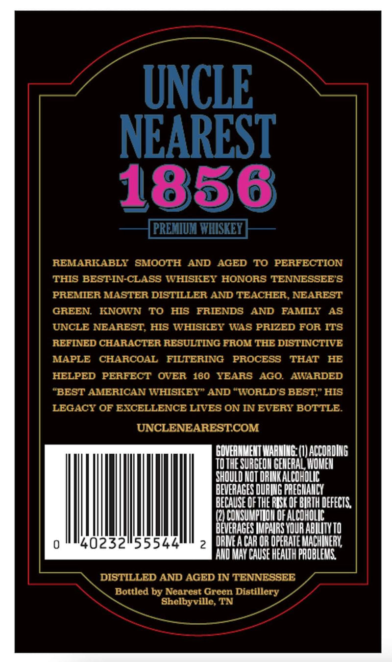 Load image into Gallery viewer, Uncle Nearest 1856 Premium Whiskey 375ml - Main Street Liquor
