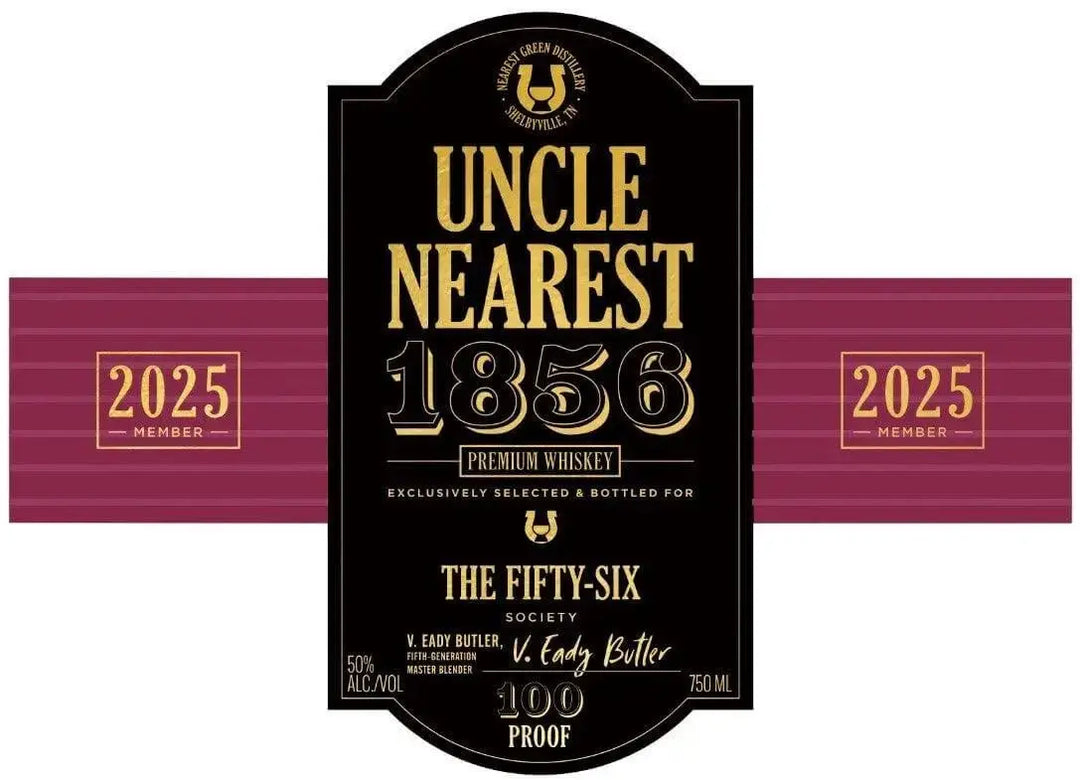Uncle Nearest 1856 Premium Whiskey The Fifty - Six Society 2025 Edition - Main Street Liquor