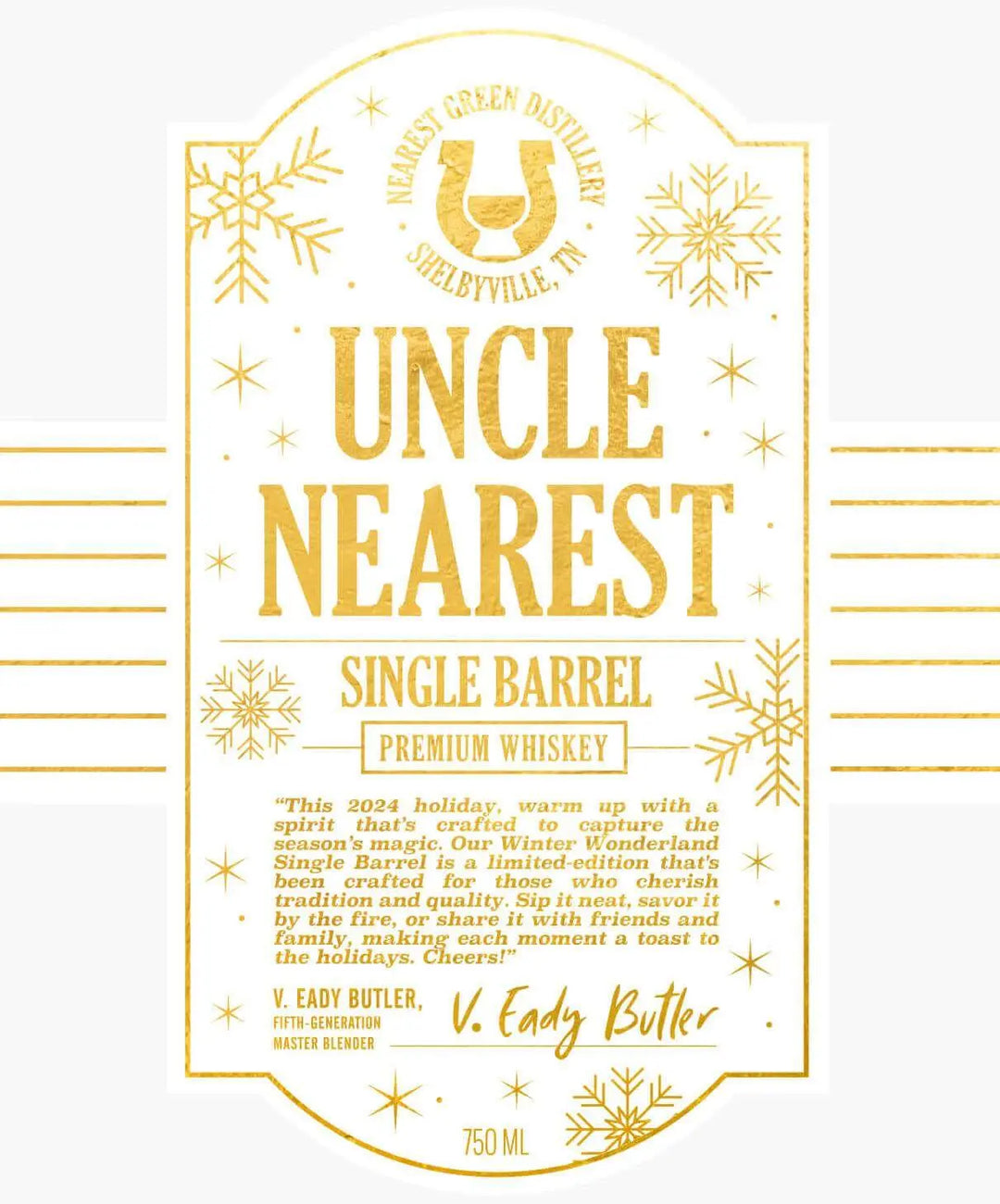 Uncle Nearest Single Barrel Premium Whiskey Winter Wonderland Edition - Main Street Liquor