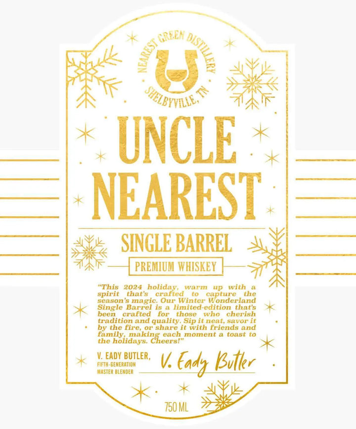 Uncle Nearest Single Barrel Premium Whiskey Winter Wonderland Edition - Main Street Liquor