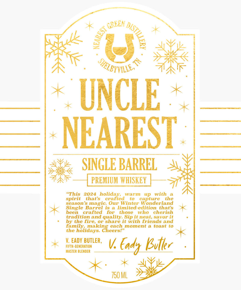 Load image into Gallery viewer, Uncle Nearest Single Barrel Premium Whiskey Winter Wonderland Edition - Main Street Liquor
