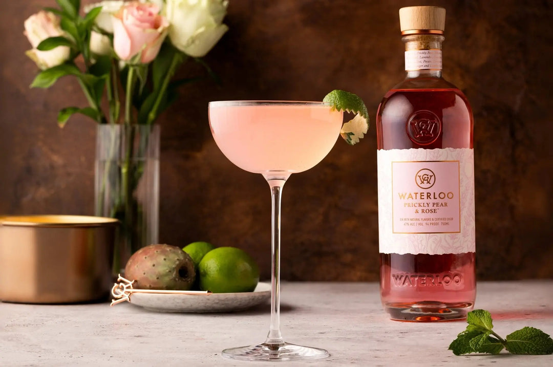 Waterloo Prickly Pear &amp; Rose Gin - Main Street Liquor